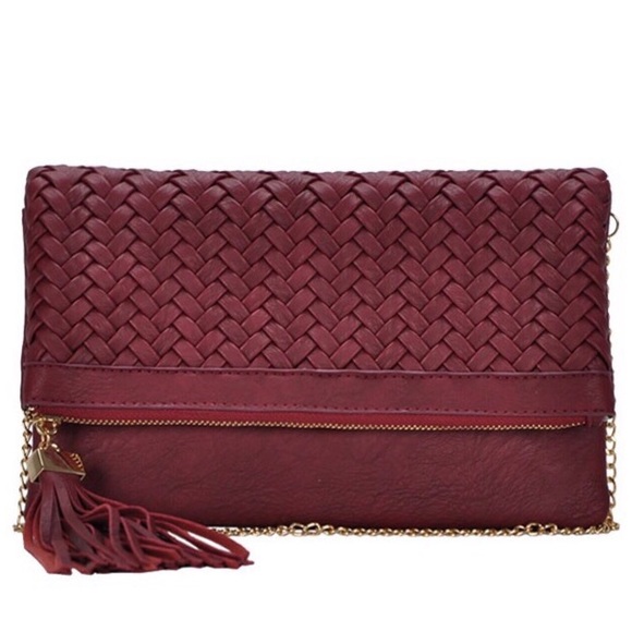 MMS Design Studio Handbags - 🏷 SALE - Woven Wine Clutch Crossbody